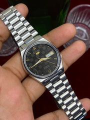 Seiko 5 Automatic — Checkerboard Textured Dial watch | Ref 7019-8180