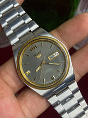 Rare Vintage Seiko 5 Automatic Grey Dial Watch | Ref. 7009-3131 | Made in Japan