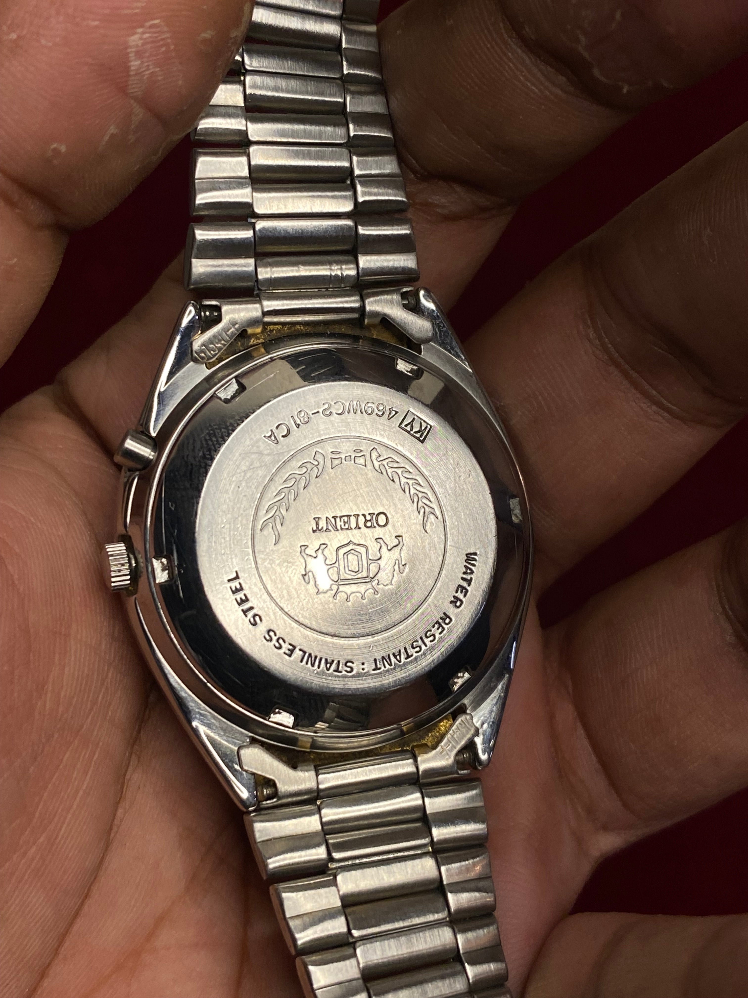 Orient 3-Star Crystal Automatic — Black Dial, Gold Inner Bezel | Ref. 469WC2-81 | 21 Jewels | 38mm
