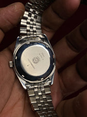 West End Watch Co. Sowar Prima President— Champagne Sunburst Dial, 25 Jewels, Day-Date | Ref. K-5028 | 38mm Swiss Made.