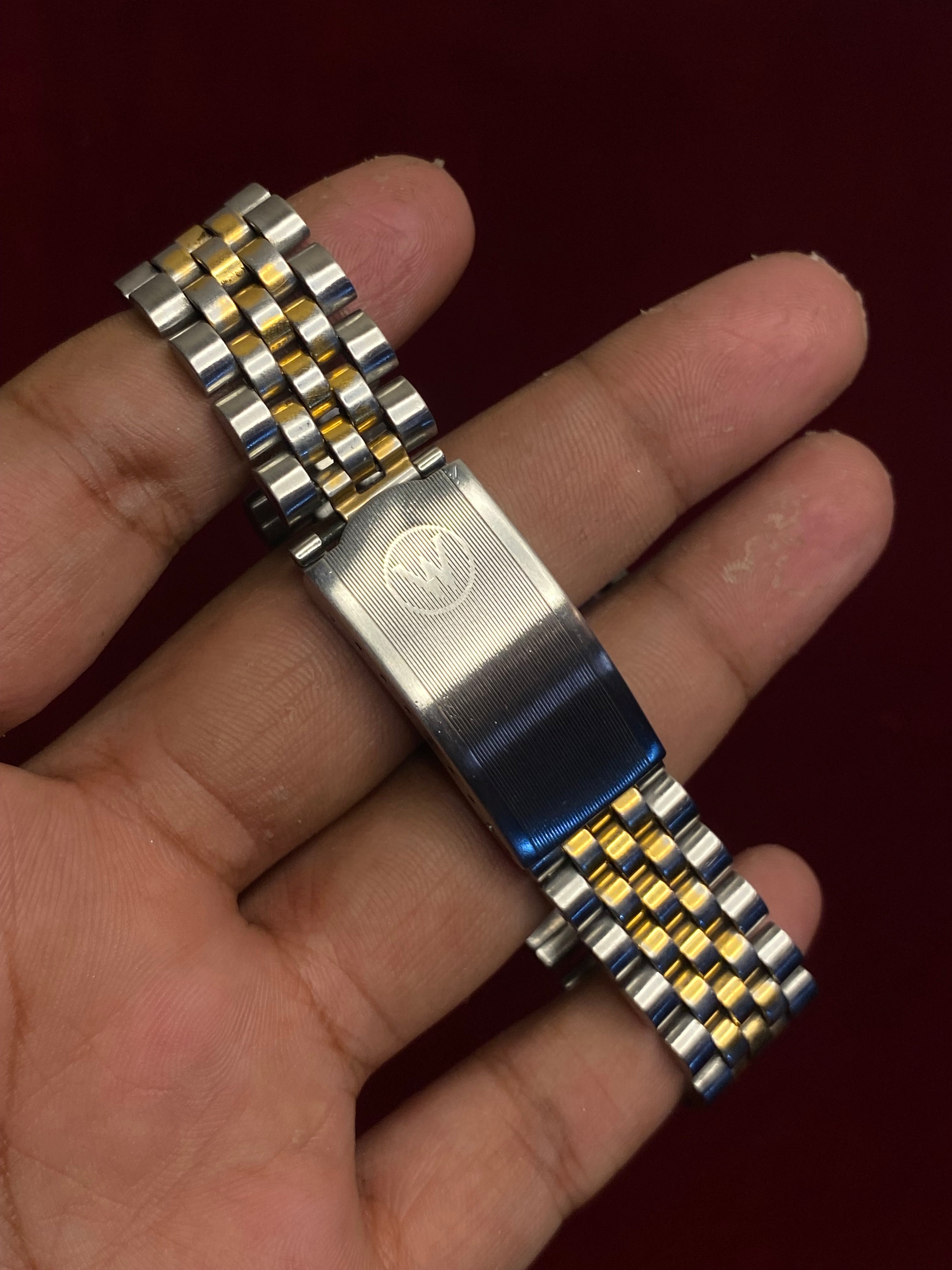 West End Watch Co. Sowar Prima President— Champagne Sunburst Dial, 25 Jewels, Day-Date | Ref. K-5028 | 38mm Swiss Made.