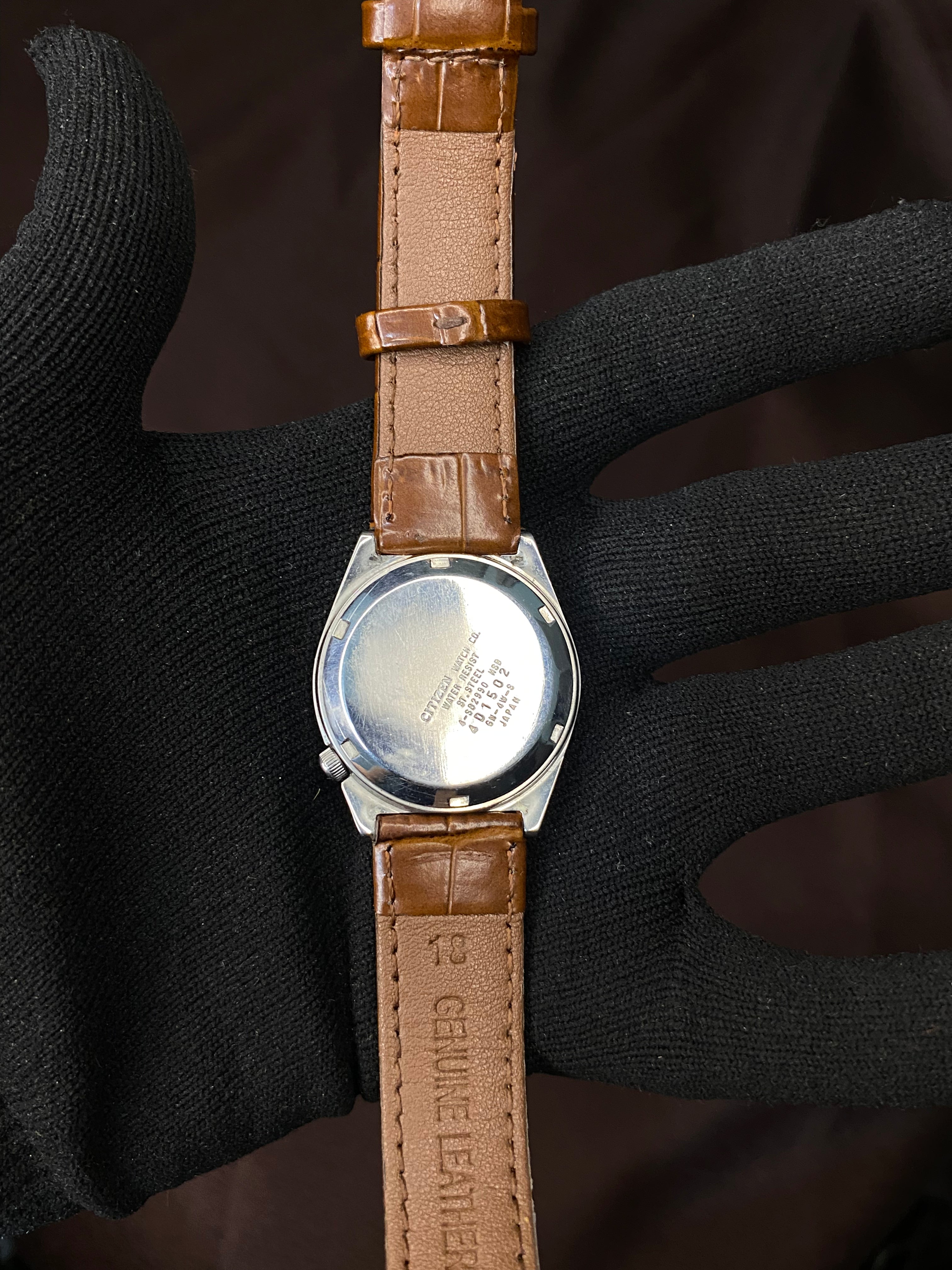 Citizen Eagle 7 Automatic Watch with Brown leather belt