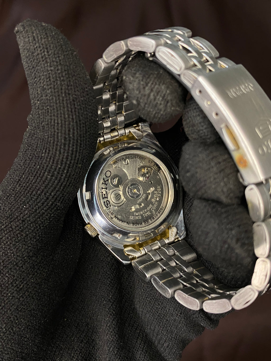 Seiko 5 SNK366K1 Golden Dial Watch