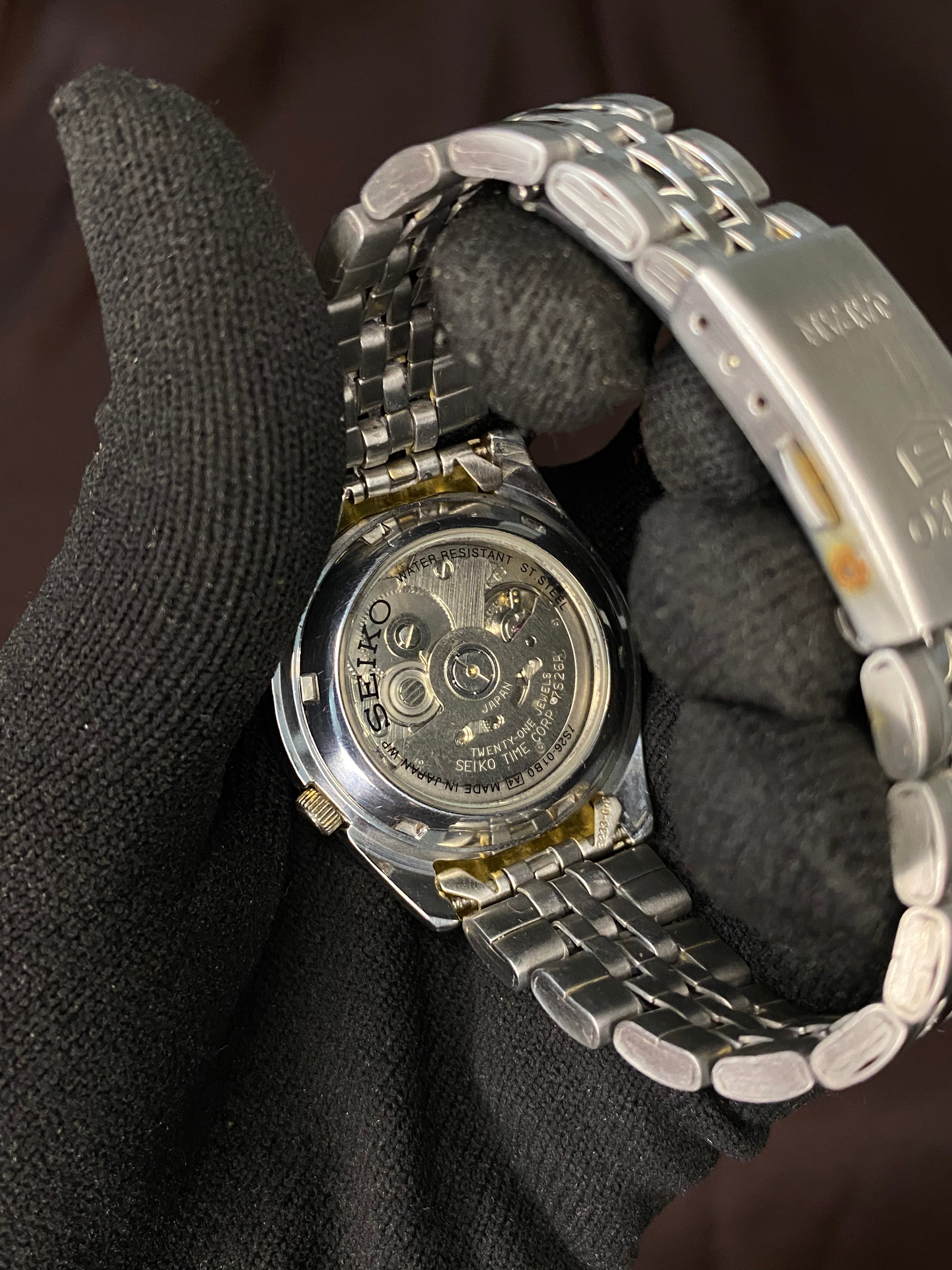 Seiko 5 SNK366K1 Golden Dial Watch