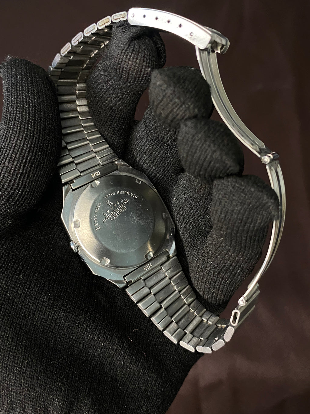 Seiko 5 Rare TV Dial Watch with Midnight Blue Dial