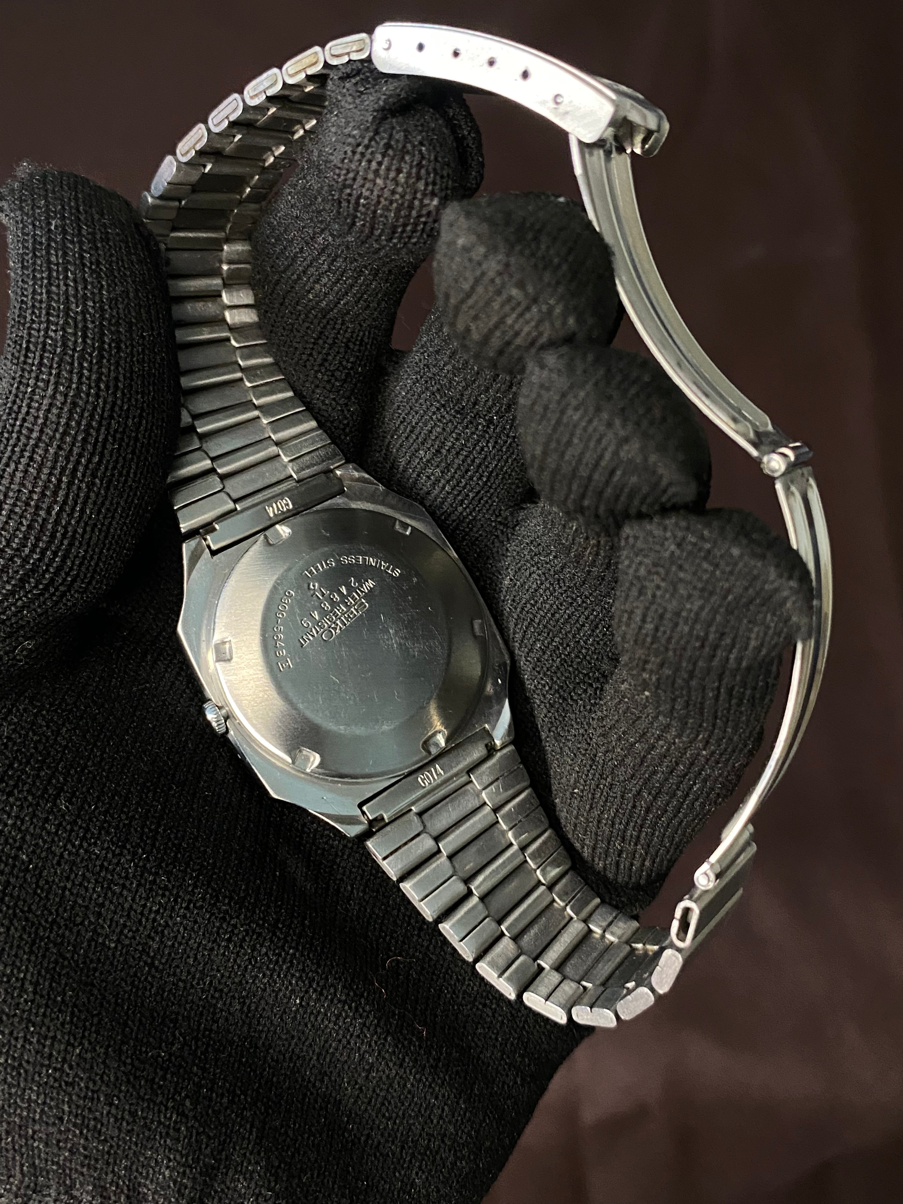 Seiko 5 Rare TV Dial Watch with Midnight Blue Dial