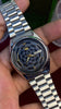 Seiko 5 Automatic — Blue Dartboard Dial Watch | Ref 7009-3041.