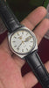 Vintage Seiko 5 Automatic White Dial Watch | Black Leather Strap | Ref. 7S26-0390 | Made in Japan