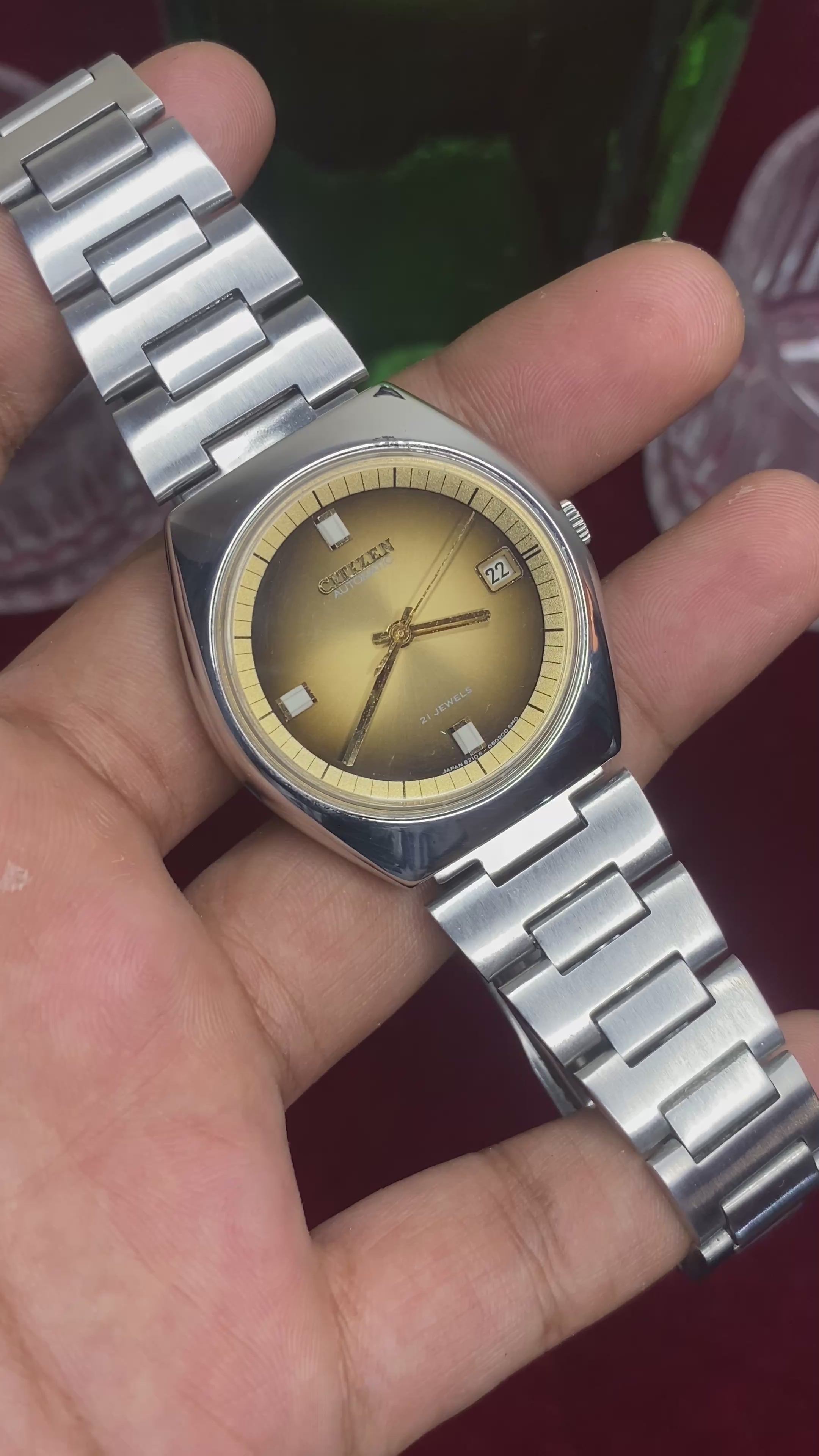 Citizen Automatic — Gradient Brown Fumé Dial | 38mm Japanese Automatic Watch.