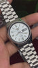Seiko 5 “Silver Ray” — 7S26 Sunburst Exhibition Automatic watch.