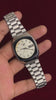 SEIKO 5 AUTOMATIC — "THE STONE-SET TV" | 38×40MM Silver Crystal-Index Dial Watch | 7009-5200 A1