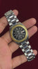 Vintage Seiko 5 Automatic — Black Textured Dial, Gold-Tone Bezel | Ref. 7009-6031 | 38mm.